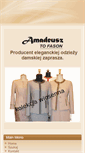 Mobile Screenshot of amadeusz.biz