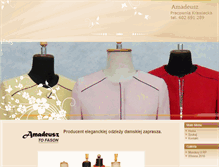 Tablet Screenshot of amadeusz.biz